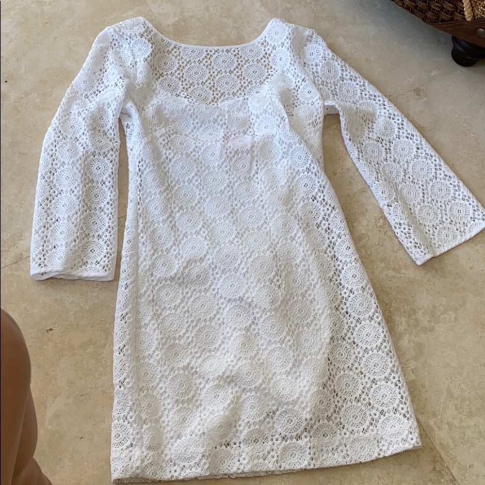 White Lilly Pulitzer dress